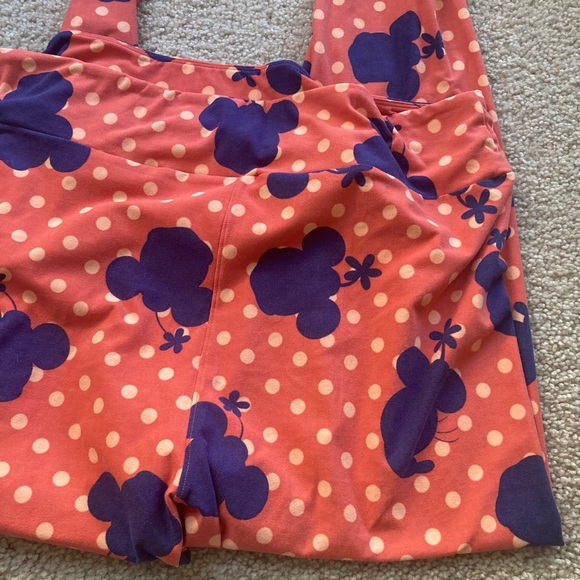 ❤️$5 BUNDLE SALE Lularoe Minnie Mouse leggings size TC2 - Picture 5 of 8
